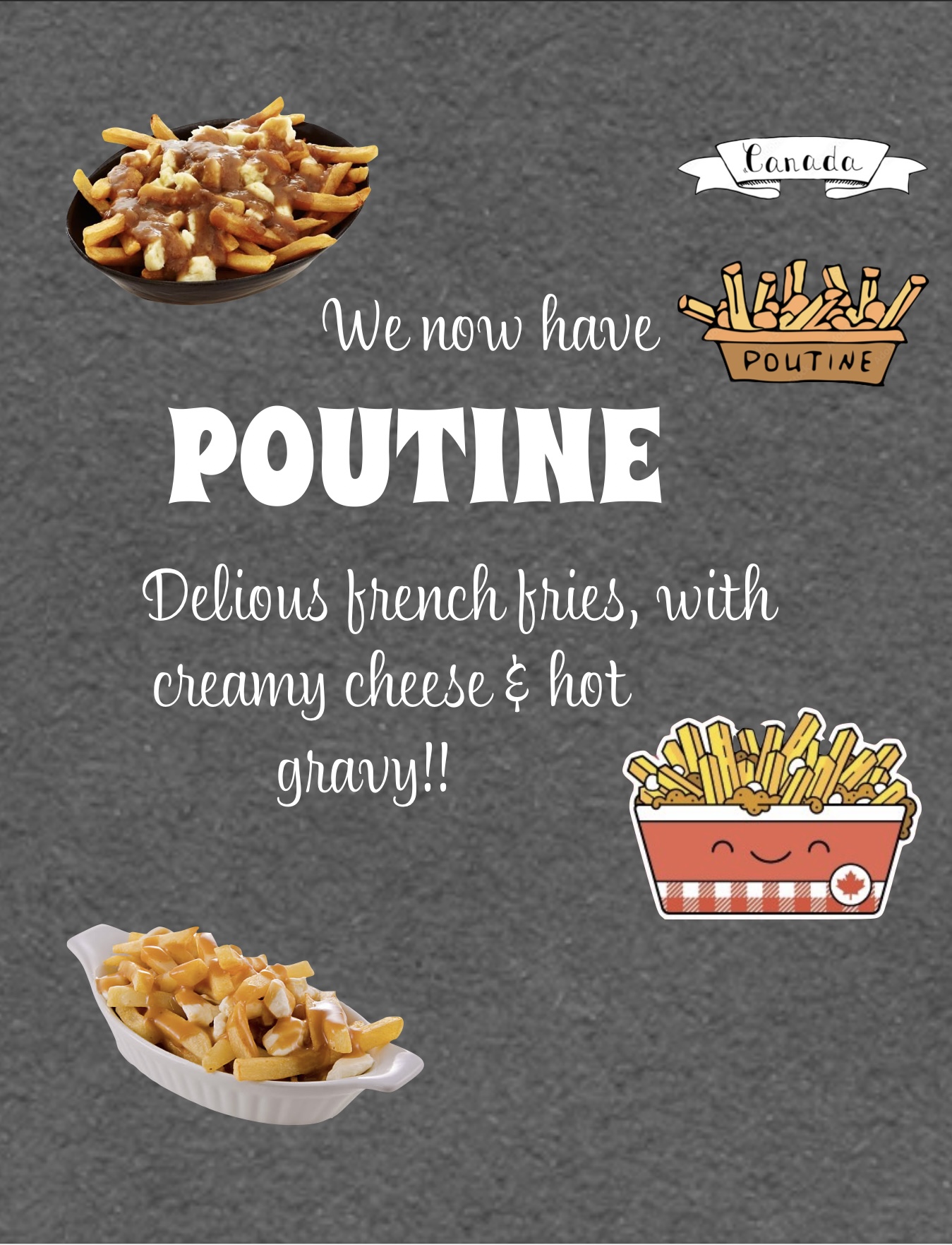 Poutine Now Available!