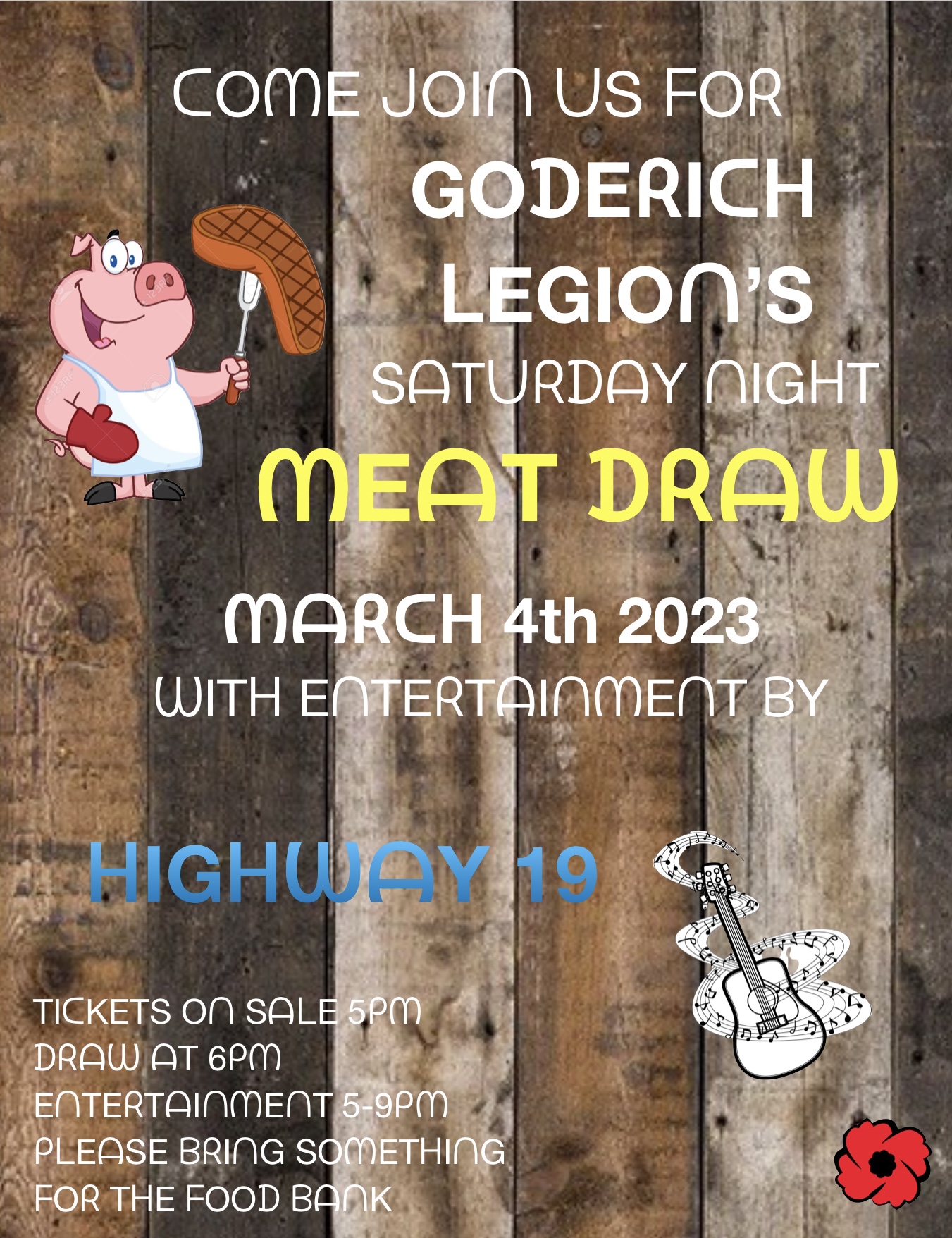 Meat Draw – March 4, 2023