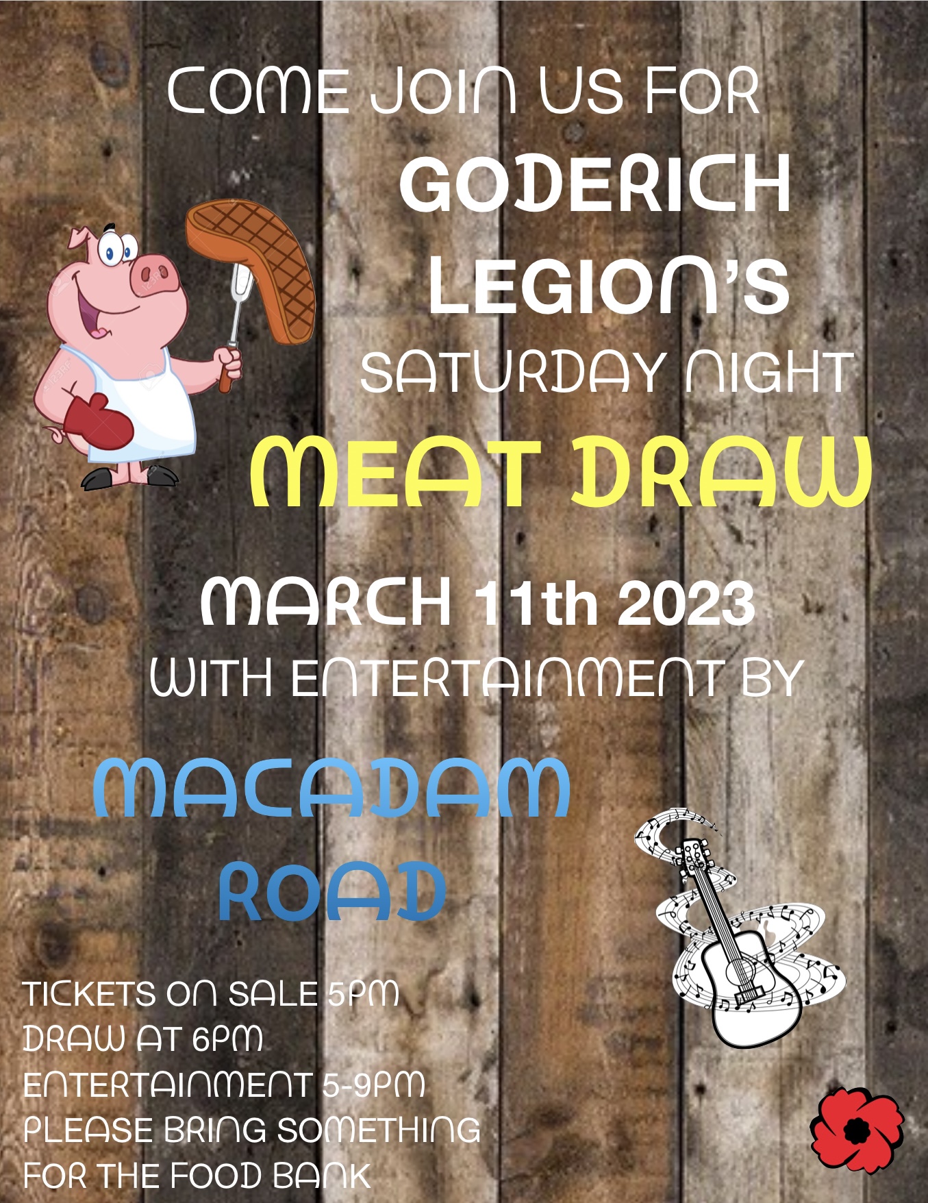 Meat Draw – March 11, 2023