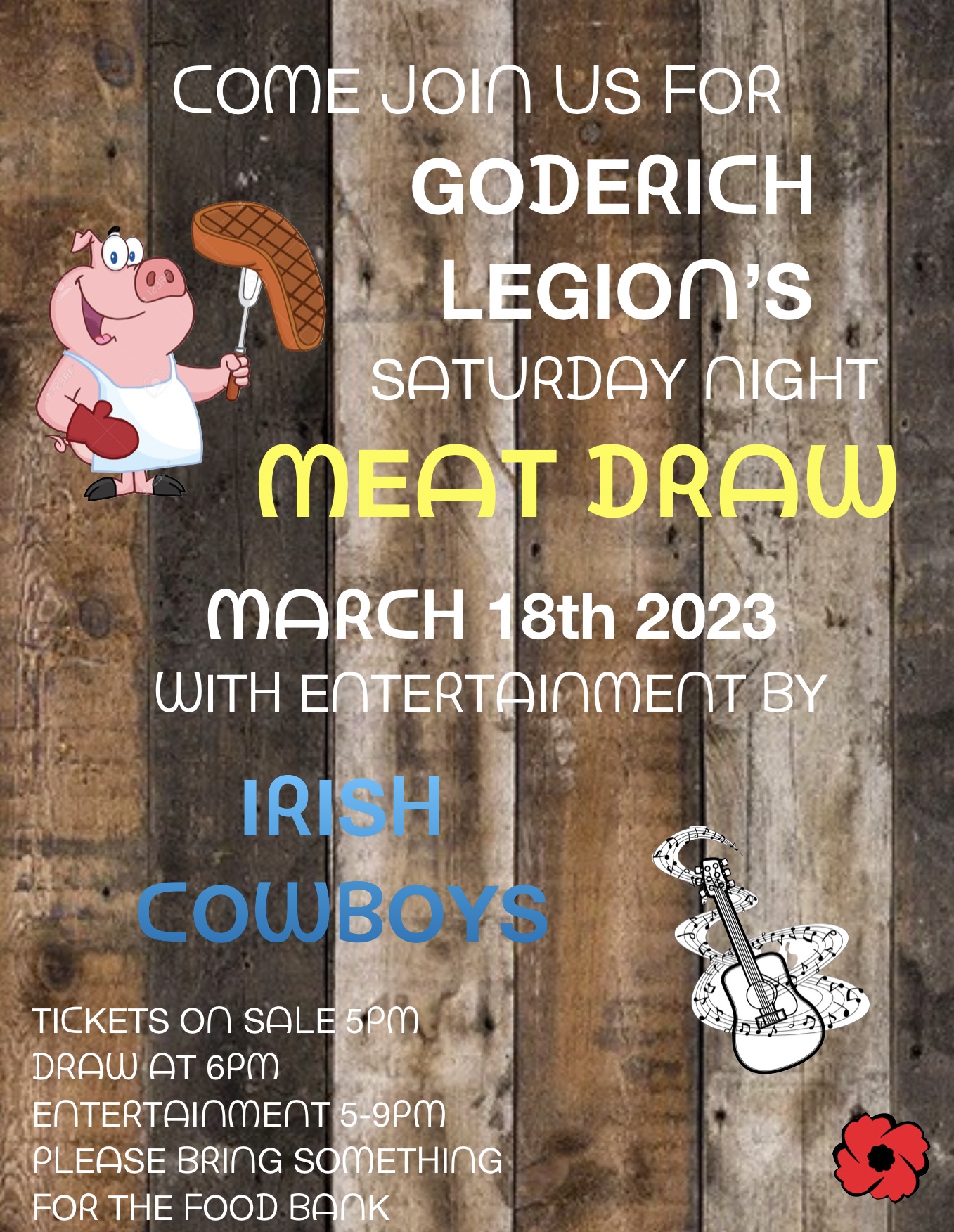Meat Draw – March 18, 2023