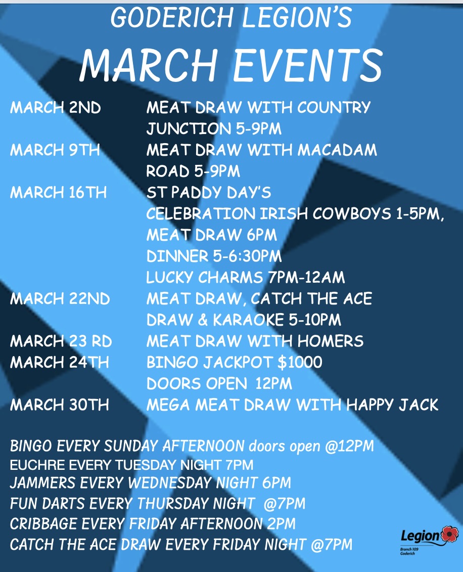 MARCH EVENTS